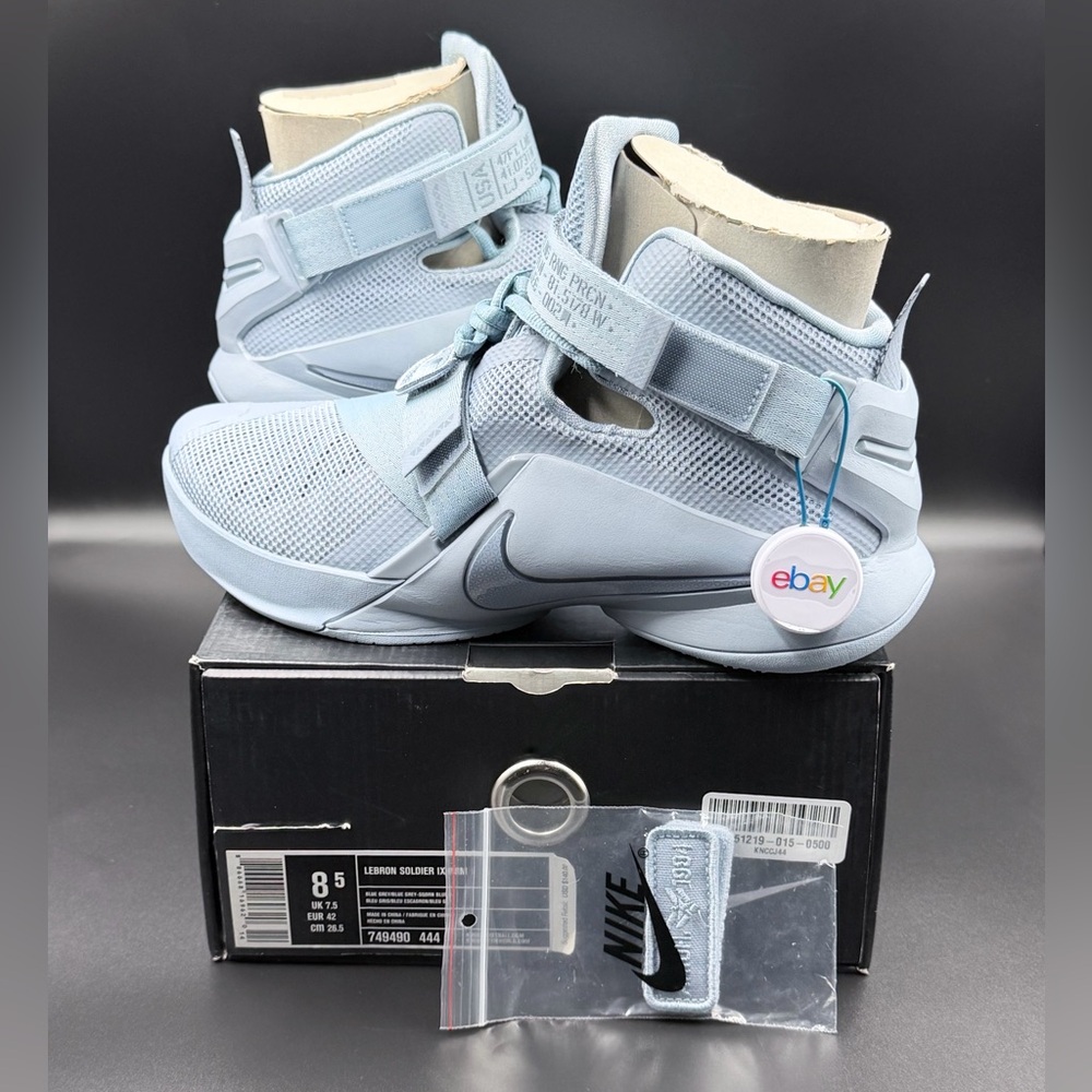 Nike LeBron Soldier 9 PRM 'Blue Grey' 2015